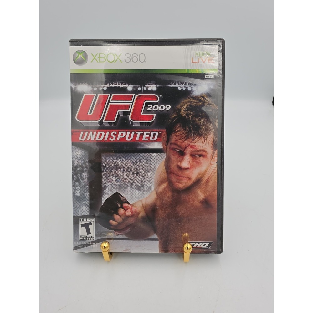 UFC 2009 Undisputed Microsoft Xbox 360 THQ Fighting Game Manual Included Tested